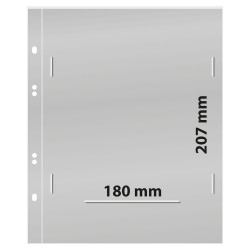 Album Multi Collect Lindner garni de 9 feuilles transparentes.