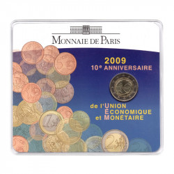 2 euros commémorative coincard BU France 2009 - UEM.