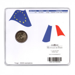 2 euros commémorative coincard BU France 2009 - UEM.