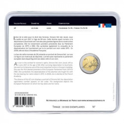 2 euros commémorative coincard BU France 2018 - Simone Veil.