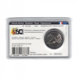 2 euros commémorative coincard BU France 2019 - Obélix.