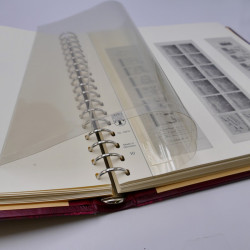 Album Lindner avec feuilles préimprimées France 1990-1995.
