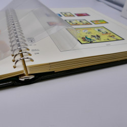 Album Lindner avec feuilles préimprimées France 2000-2002.