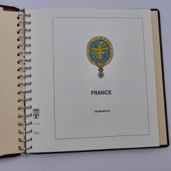 Album Lindner avec feuilles préimprimées France 1996-1999.