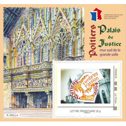 Bloc FFAP N°8 Palais de justice de Poitiers autoadhésif.
