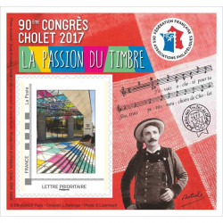 Bloc FFAP N°13 Bureau des toiles de Cholet autoadhésif.