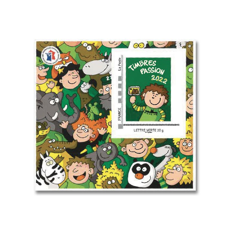 Bloc FFAP N°21 Moulins 2022 autoadhésif. Bloc FFAP N°21 Moulins 2022 autoadhésif.