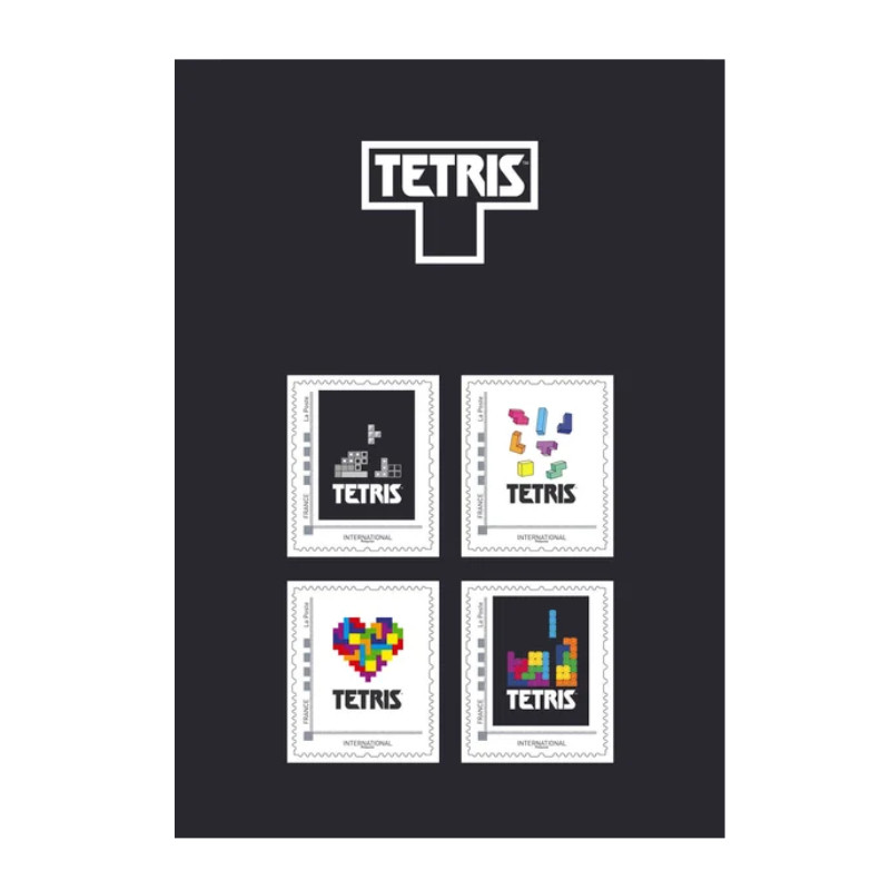 Collector 4 timbres international - Tetris.