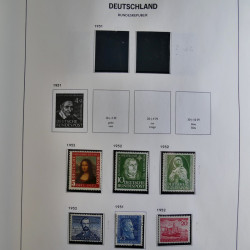 Collection timbres d'Allemagne République Fédérale 1949-2001 en 2 albums DAVO.