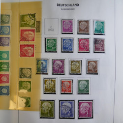 Collection timbres d'Allemagne République Fédérale 1949-2001 en 2 albums DAVO.