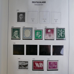 Collection timbres d'Allemagne République Fédérale 1949-2001 en 2 albums DAVO.