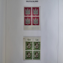 Collection timbres d'Allemagne République Fédérale 1949-2001 en 2 albums DAVO.