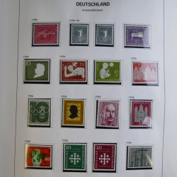 Collection timbres d'Allemagne République Fédérale 1949-2001 en 2 albums DAVO.