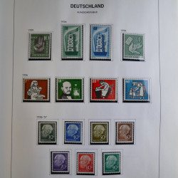Collection timbres d'Allemagne République Fédérale 1949-2001 en 2 albums DAVO.