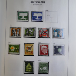 Collection timbres d'Allemagne République Fédérale 1949-2001 en 2 albums DAVO.