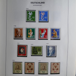 Collection timbres d'Allemagne République Fédérale 1949-2001 en 2 albums DAVO.