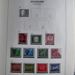 Collection timbres d'Allemagne République Fédérale 1949-2001 en 2 albums DAVO.