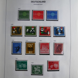 Collection timbres d'Allemagne République Fédérale 1949-2001 en 2 albums DAVO.