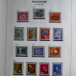 Collection timbres d'Allemagne République Fédérale 1949-2001 en 2 albums DAVO.