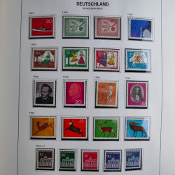 Collection timbres d'Allemagne République Fédérale 1949-2001 en 2 albums DAVO.
