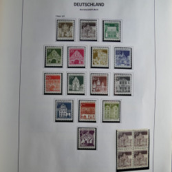 Collection timbres d'Allemagne République Fédérale 1949-2001 en 2 albums DAVO.