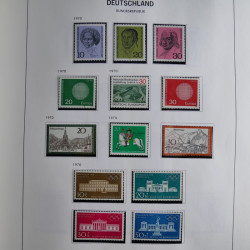 Collection timbres d'Allemagne République Fédérale 1949-2001 en 2 albums DAVO.