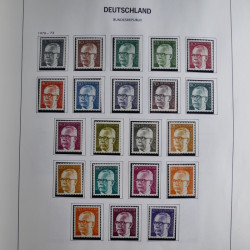 Collection timbres d'Allemagne République Fédérale 1949-2001 en 2 albums DAVO.