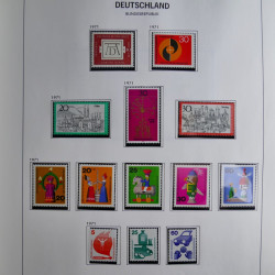 Collection timbres d'Allemagne République Fédérale 1949-2001 en 2 albums DAVO.