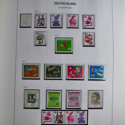 Collection timbres d'Allemagne République Fédérale 1949-2001 en 2 albums DAVO.