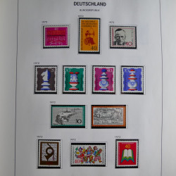 Collection timbres d'Allemagne République Fédérale 1949-2001 en 2 albums DAVO.