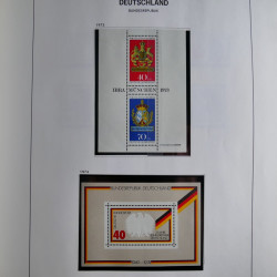 Collection timbres d'Allemagne République Fédérale 1949-2001 en 2 albums DAVO.