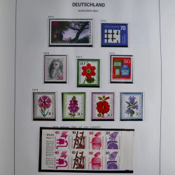 Collection timbres d'Allemagne République Fédérale 1949-2001 en 2 albums DAVO.