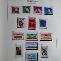 Collection timbres d'Allemagne République Fédérale 1949-2001 en 2 albums DAVO.