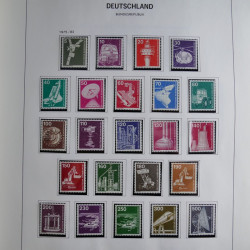 Collection timbres d'Allemagne République Fédérale 1949-2001 en 2 albums DAVO.