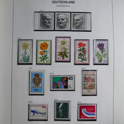 Collection timbres d'Allemagne République Fédérale 1949-2001 en 2 albums DAVO.