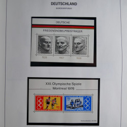 Collection timbres d'Allemagne République Fédérale 1949-2001 en 2 albums DAVO.