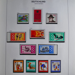 Collection timbres d'Allemagne République Fédérale 1949-2001 en 2 albums DAVO.