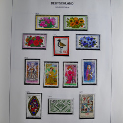 Collection timbres d'Allemagne République Fédérale 1949-2001 en 2 albums DAVO.