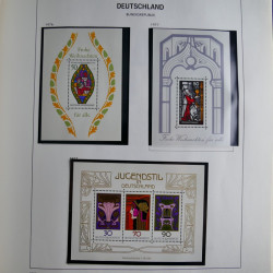 Collection timbres d'Allemagne République Fédérale 1949-2001 en 2 albums DAVO.