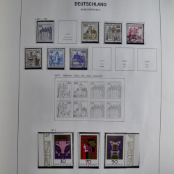 Collection timbres d'Allemagne République Fédérale 1949-2001 en 2 albums DAVO.