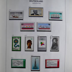 Collection timbres d'Allemagne République Fédérale 1949-2001 en 2 albums DAVO.
