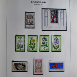 Collection timbres d'Allemagne République Fédérale 1949-2001 en 2 albums DAVO.