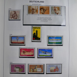 Collection timbres d'Allemagne République Fédérale 1949-2001 en 2 albums DAVO.