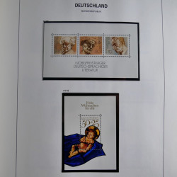 Collection timbres d'Allemagne République Fédérale 1949-2001 en 2 albums DAVO.