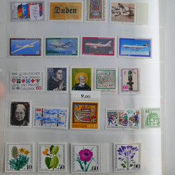 Collection timbres d'Allemagne République Fédérale 1949-2001 en 2 albums DAVO.