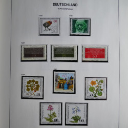 Collection timbres d'Allemagne République Fédérale 1949-2001 en 2 albums DAVO.