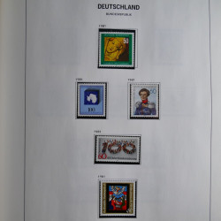 Collection timbres d'Allemagne République Fédérale 1949-2001 en 2 albums DAVO.