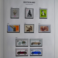 Collection timbres d'Allemagne République Fédérale 1949-2001 en 2 albums DAVO.