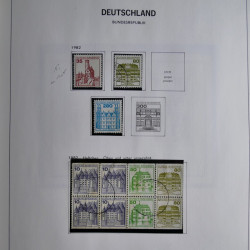 Collection timbres d'Allemagne République Fédérale 1949-2001 en 2 albums DAVO.