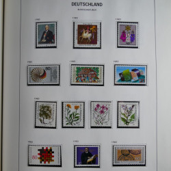 Collection timbres d'Allemagne République Fédérale 1949-2001 en 2 albums DAVO.